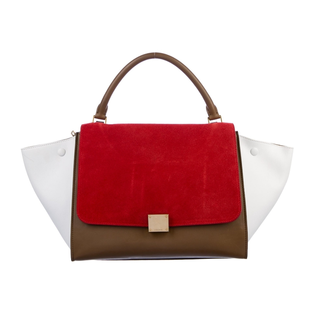CELINEMedium Tricolor Trapeze Bag